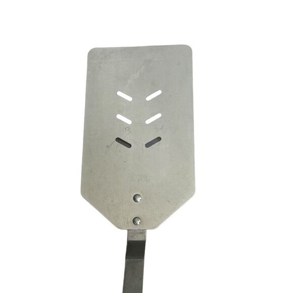 Mae-Mar USA Slotted Stainless Steel Long Spatula Flipper Turn Over VTG Grilling - Picture 2 of 4